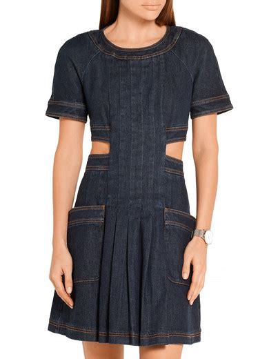 fendi stretch dress|fendi denim dress.